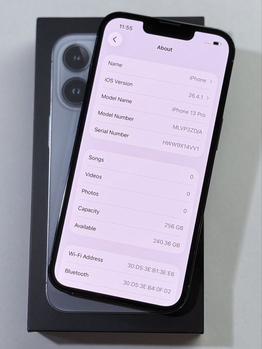 iPhone 13 Pro Sierra Blue 256GB 93% battery