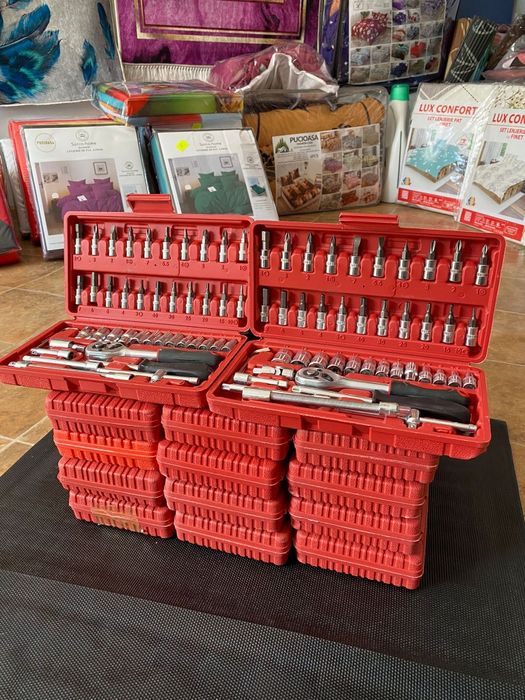 Trusa tubulare și biți 46 piese