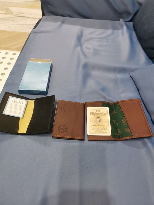 Продавам нови портфейли за карти кожа