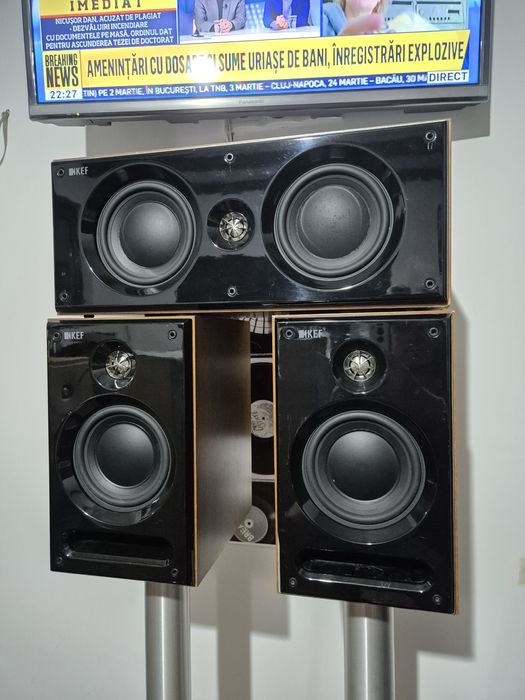 Ke f C3 boxe de raft + Kef C6 LCR boxa centru