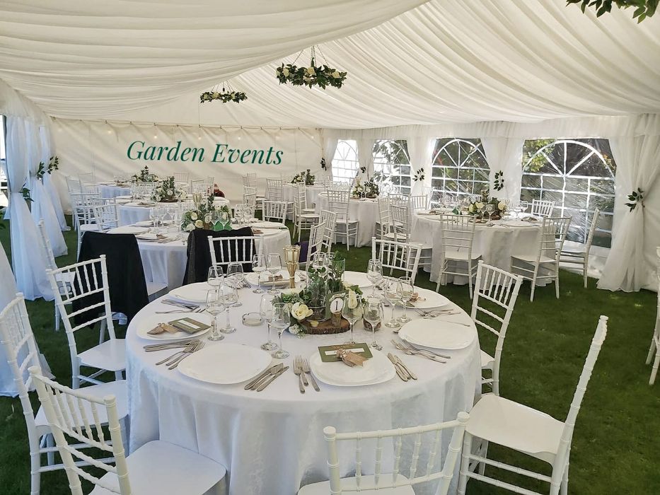 Cort corturi evenimente de inchiriat/mese scaune/ghirlande luminoase