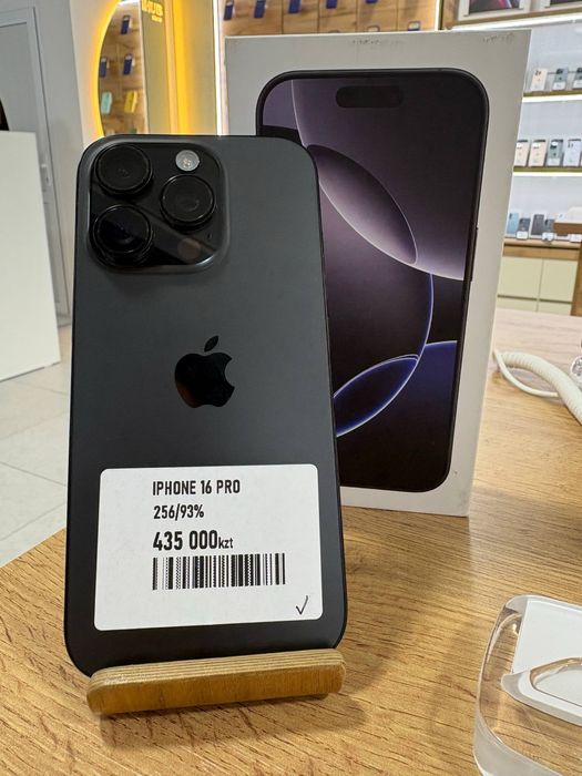 Айфон16Про•256гб/93%қаратитан