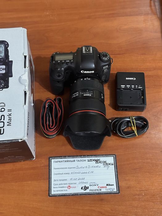 Canon 6D mark 2 с обективом 24-70 2 версия