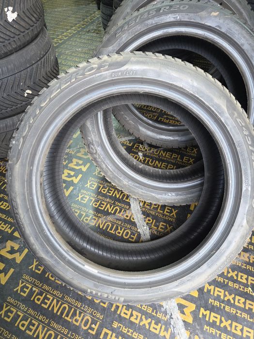 Set 4 anvelope SH iarna BMW X3 X4 Pirelli 245/45/20 cu 275/40/20 RFT