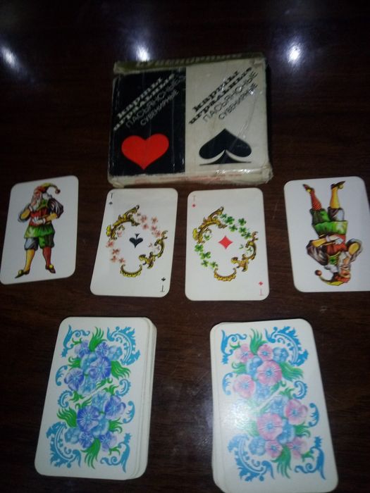 Карта сувенирная игральные