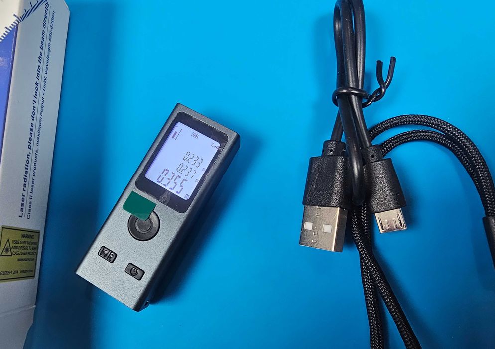 Мини рулетка ролетка електронна дигитална лазерна далекомер 30м