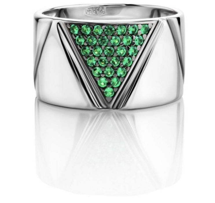 Кольцо серебро 925