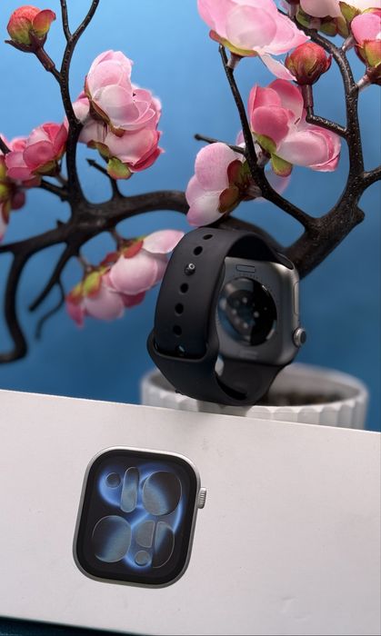 ГАРАНЦИОНЕН!!! Смарт часовник Apple Watch 11 GPS, Space Grey, 42mm