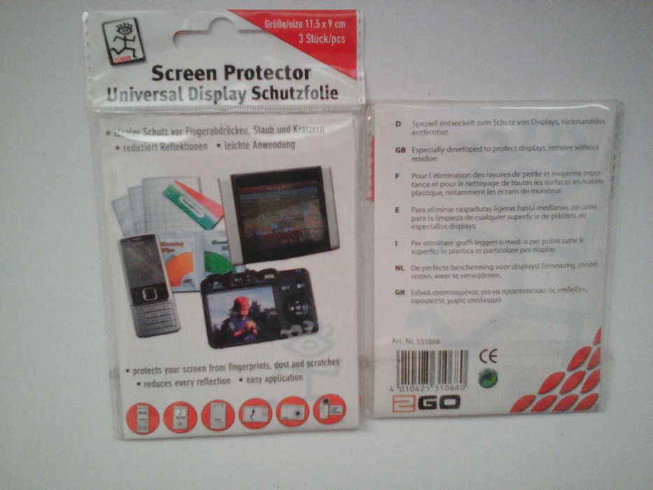 10 комплекта по 3 бр.протектори за дисплеи на фотоапарати