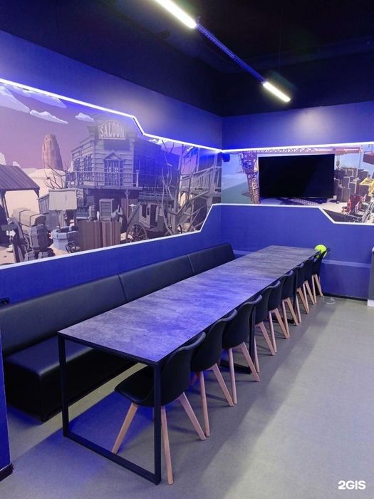 Печать и оформление интерьеров для PlayStation-зон, Gme залов