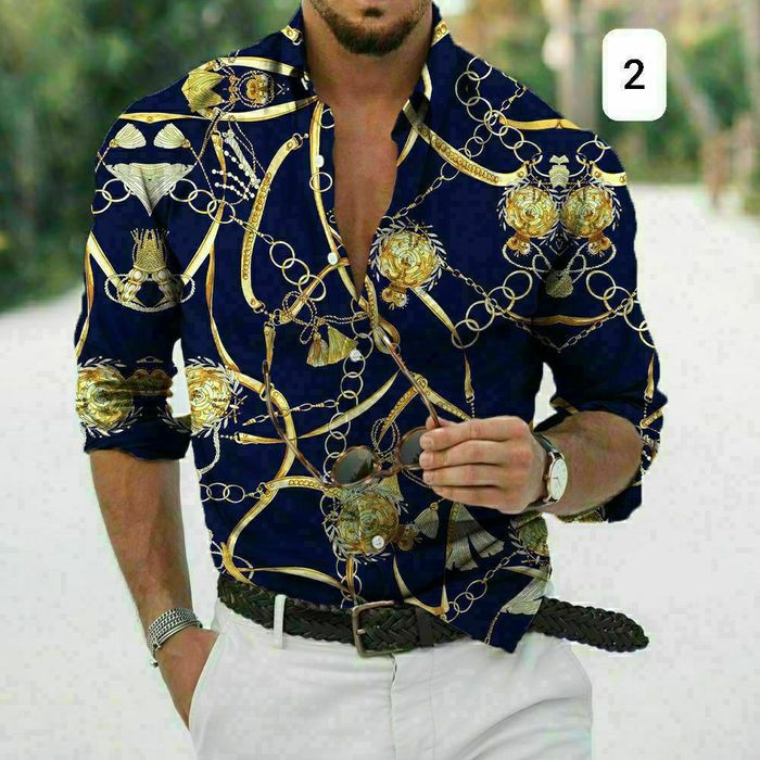 Camasa bărbați cu print modern