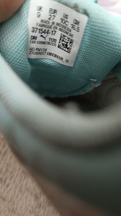 Adidași fetițe nike și puma 27,5