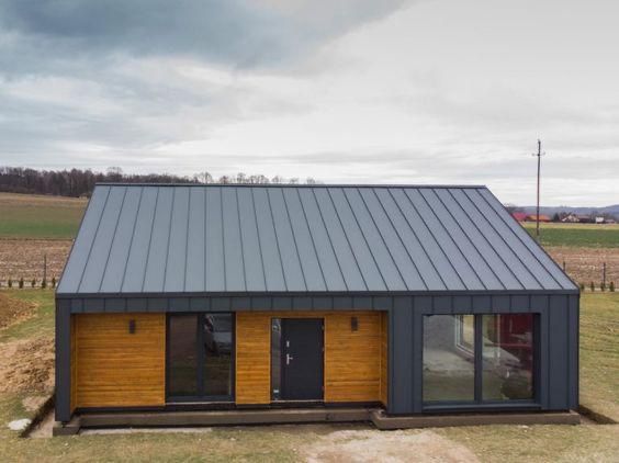 Case modulare pe structura metalica