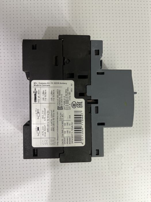 Автомат защиты двигателя SIEMENS 3RV2011-1JA10