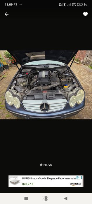 Mercedes clk cabrio cutie automata
