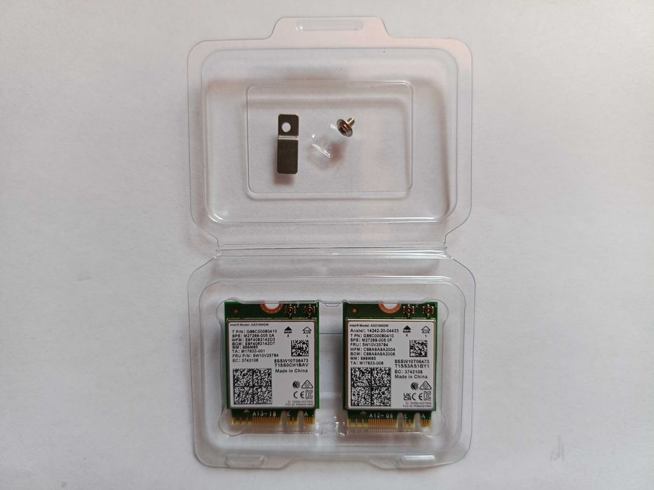 Placă wireless Wi-Fi 6E Intel AX210 NGW M.2/NGFF, BT 5.3, 5,4 Gbps_NOU