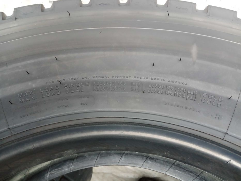 4 Тежкотоварни гуми 275/80R22.5 Michelin XDE2+ 149/146L 1560ЛВ. С ДДС