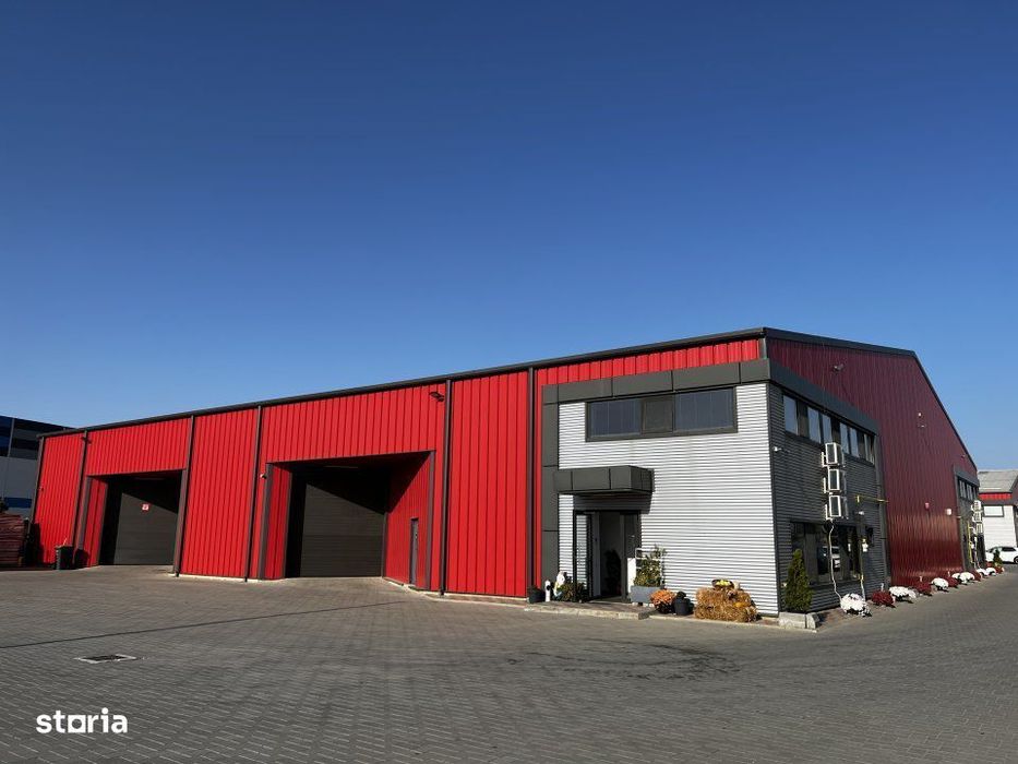 Hală industrială 1452 mp de vânzare în Buftea | Investiție cu chiriaș