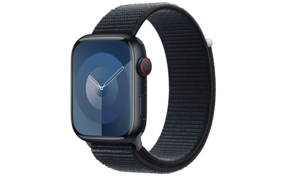 ГАРАНЦИОНЕН!!! Apple Watch 9, GPS, Cellular, Midnight Aluminium 45 мм
