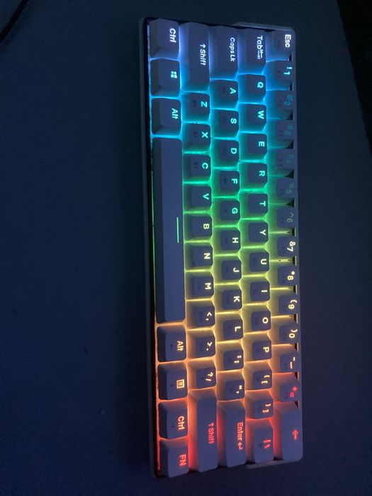 [SALE] Kemove Snowfox Dk61Gaming Keyboard Гейминг Клавиатура 60% White