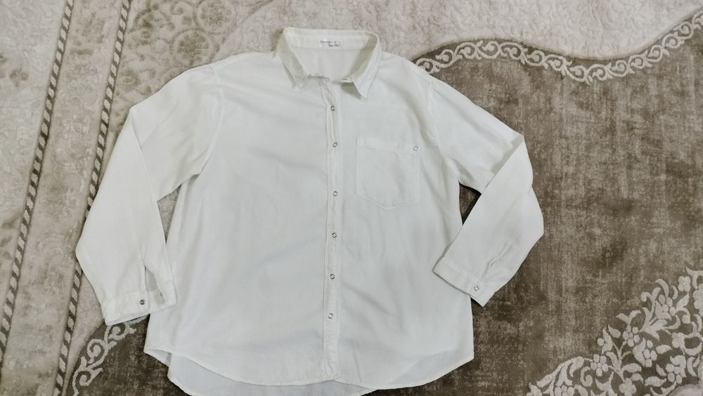 Белая рубашка размер М
