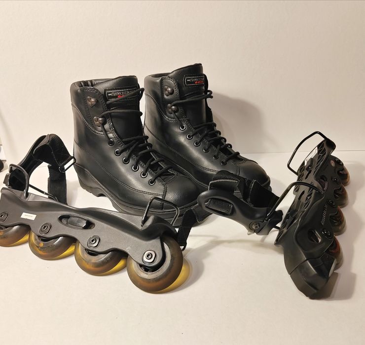Role ROLLERBLADE Vintage Leather – mărime 41Made in Italy – Piele Nea