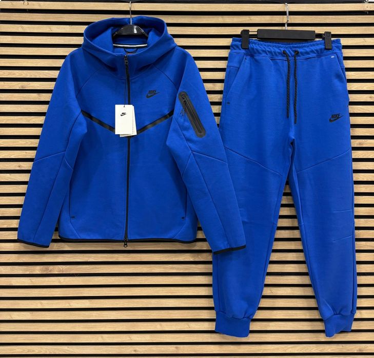 Nike Tech Fleece Royal blue calitate premium