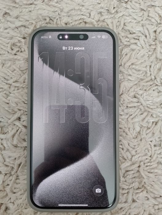 iPhone 15 pro max 256 gb white titanium sim+Esim
