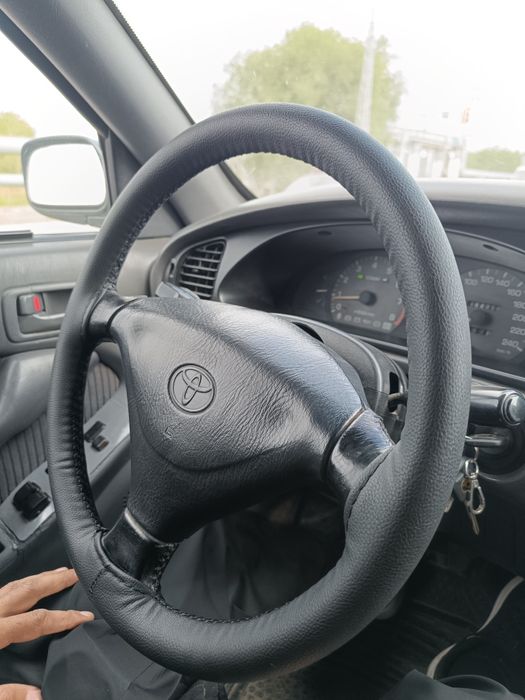 Обшивка руля экокожа