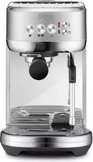 Sage the Bambino Plus Mașină de Espresso 1600W Presiune 9bar Argintie SES500BSS