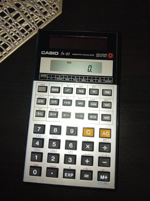 Casio f 85 calculator