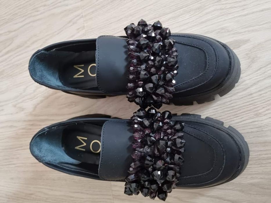 Loafers Moja, piele naturala, marimea 37