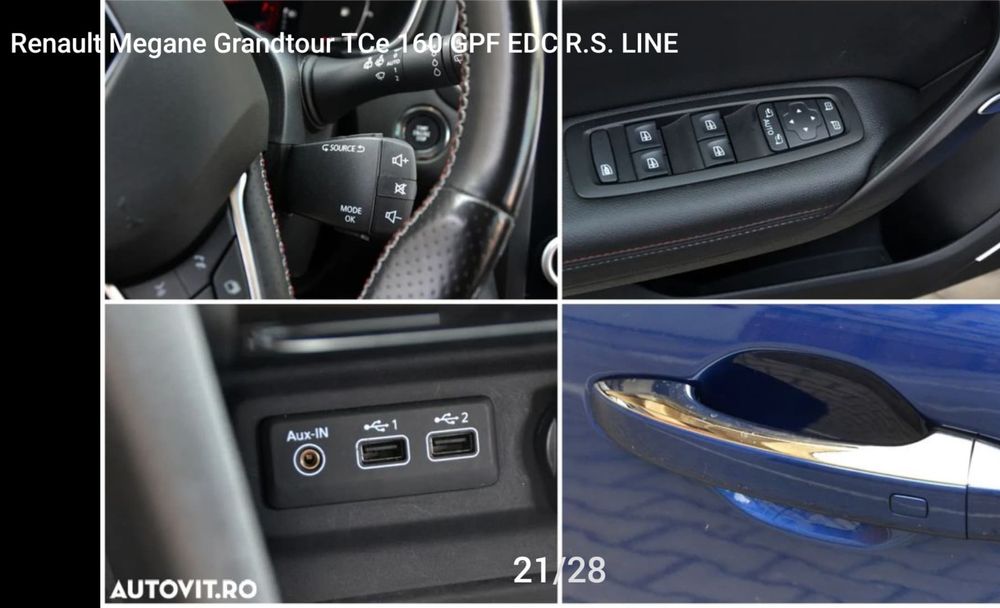 RENAULT MEGANE IV 1.33 160cp RS Line.