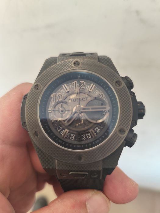 HUBLOT  big bang unico carbon!