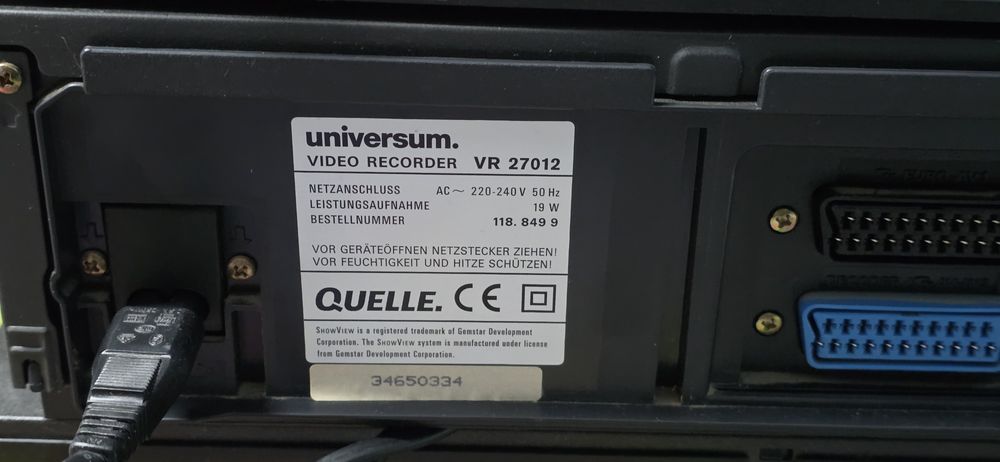 Videorecordere VHS (VCR) in stare de functionare
