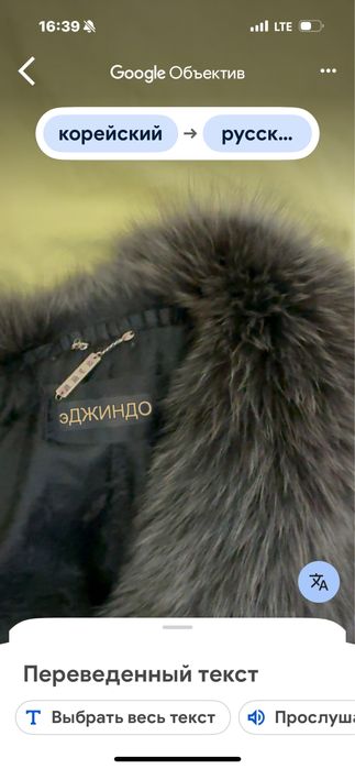 пол шуба лиса корея