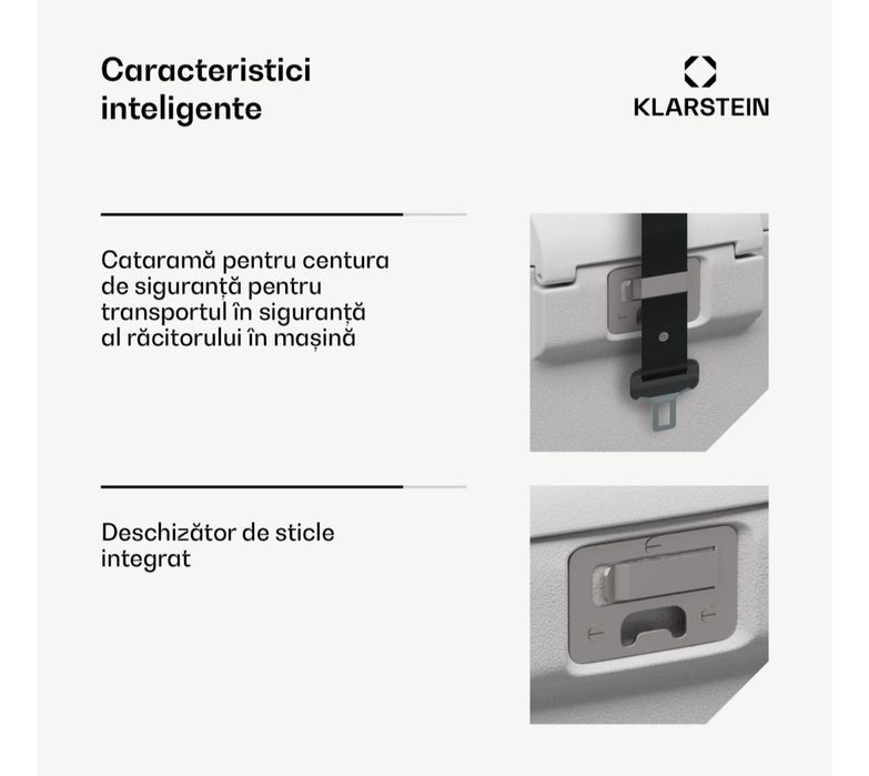 SwiftFrost 12L Compresor Frigider Camping Alb