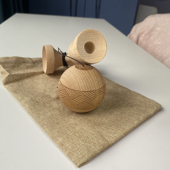Kendama Israel Natural Hog Ikigai Anti Skid