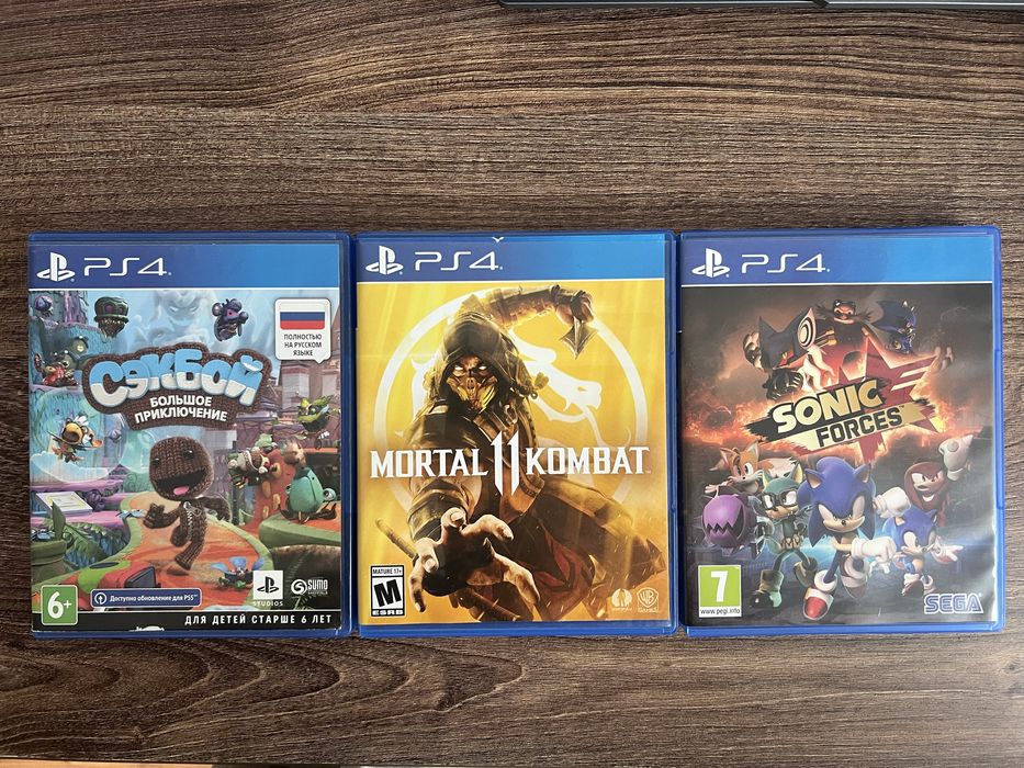 8 дисков PlayStation 4