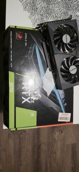 Placa video Gigabyte Nvidia GeForce RTX 3050 EAGLE OC LHR 8GB GDDR6