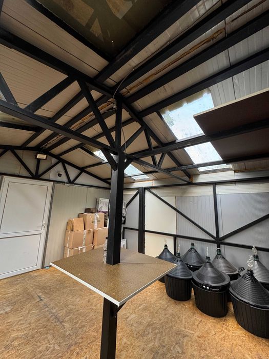 Damigeană sticlă 54L – Italia , cos protectie– stare impecabilă