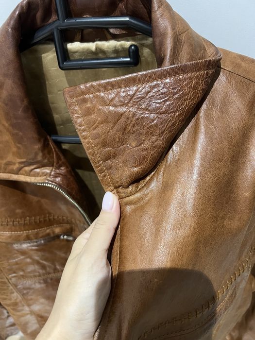 Кожаная куртка 52-54р косуха