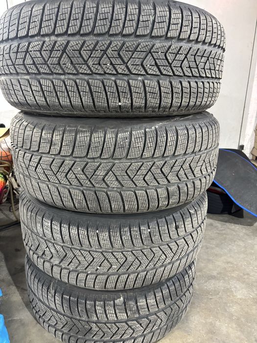4бр оригинални 19ки Бмв Х5 Х6 2016г  с зимни гуми Пирели 255/50