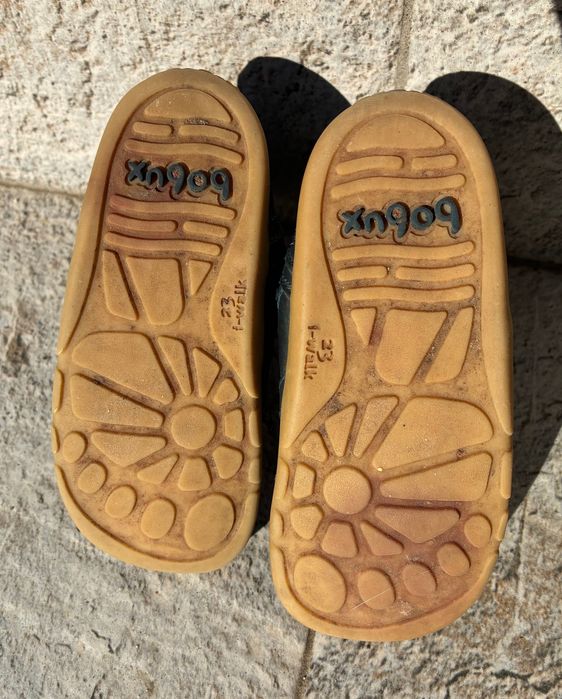 Топли зимни ботушки Bobux I-walk ест. кожа вълна за тесен нормален 23