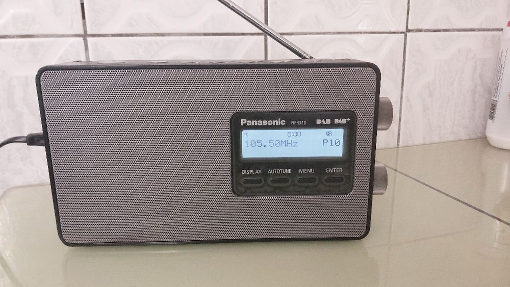 Radio digital  Panasonic Rf-D10EG-K RDS