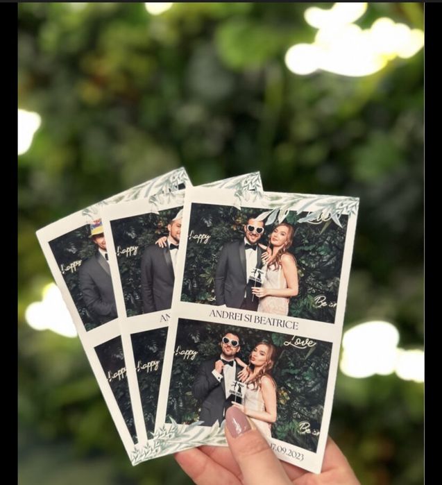 Cabina Foto Premiun pentru Evenimente in Bucuresti/De la 800 lei/Print