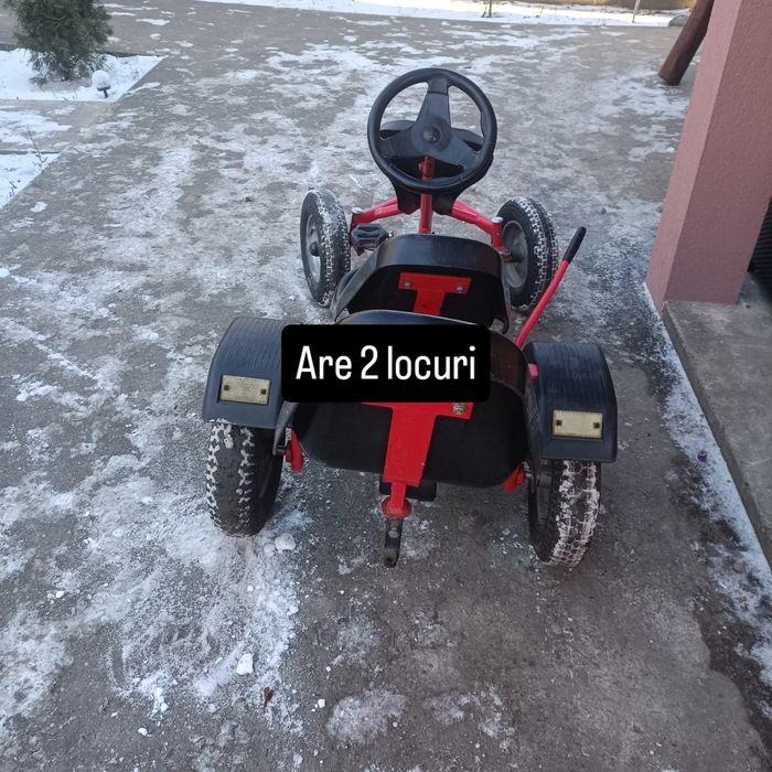 Cart cu pedale 2 locuri