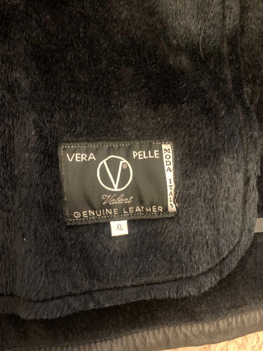 Geacă piele naturală bărbați XL, Vera Pelle Italia, NOUĂ