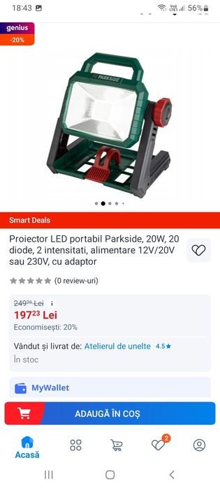 Reflector parkside led hibrid