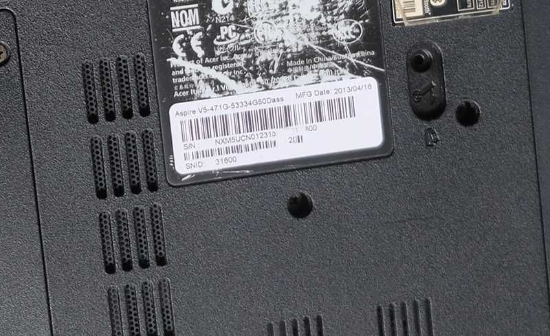 Ноутбук Acer Aspire V5-471G-53334G50